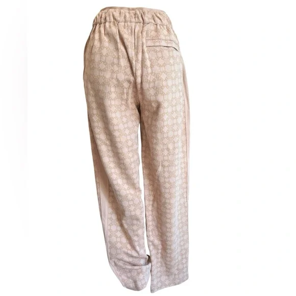 PUMA x Dapper Dan Jacquard Monogram Track Pants Tan Small NWT
